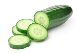 Cucumber slices