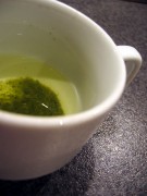 A healthy cup of green tea
