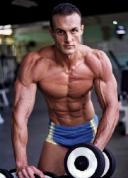 Large bodybuilder