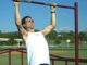 Man performing a pull-up