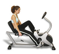 The recumbent exercise bike