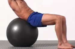 The exercise ball can be a great addtional to your abdominal training