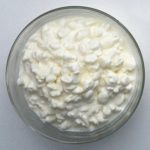 Bowl of cottage cheese